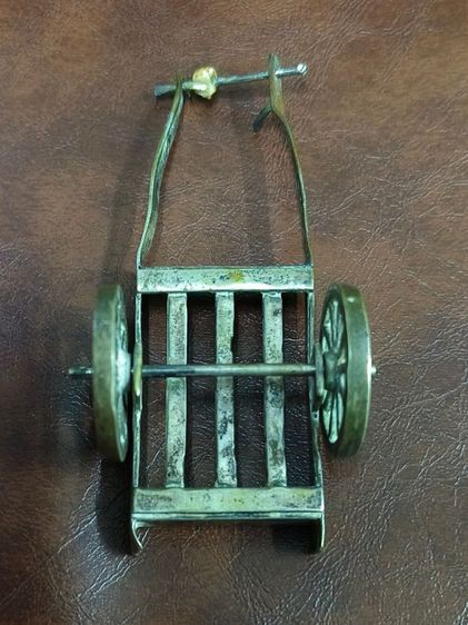 (435) เกวียนเงินงานเก่า ขายตามสภาพ รูปที่ 4