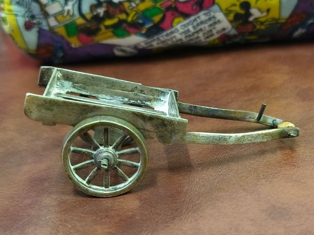 (435) เกวียนเงินงานเก่า ขายตามสภาพ รูปที่ 5