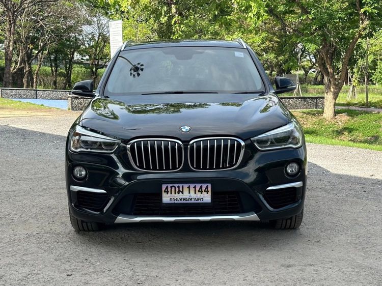 BMW X1 2018 2.0 sDrive18d xLine Utility-car ดีเซล ไม่ติดแก๊ส เกียร์อัตโนมัติ ดำ