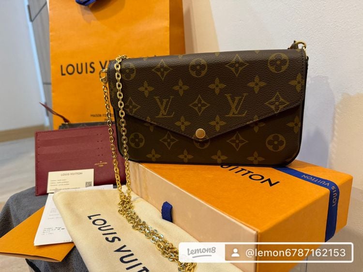 Louis Vuitton อื่นๆ LV Félicie Pochette used Like new louis fullset with rec microchip ปี 23 
