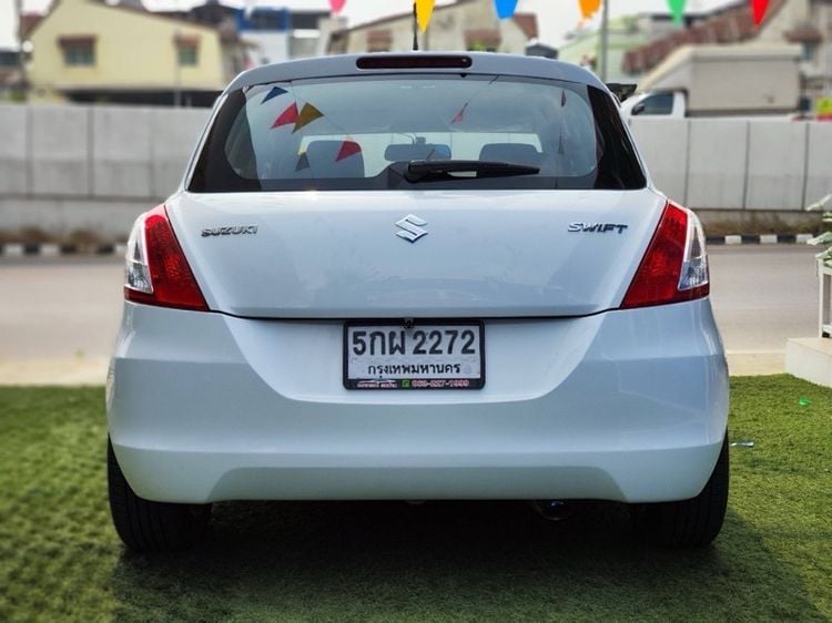 Suzuki Swift 2013 1.2 GA Sedan เบนซิน ไม่ติดแก๊ส เกียร์ธรรมดา ขาว รูปที่ 4