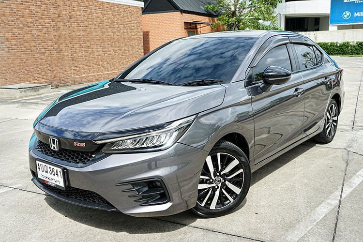 Honda City 2021 1.0 RS Sedan เบนซิน ไม่ติดแก๊ส เกียร์อัตโนมัติ เทา รูปที่ 1
