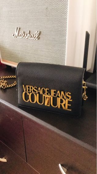 Versace หนังแท้ ไม่ระบุ ดำ กระเป๋า