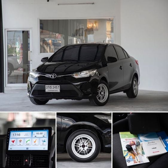 Toyota Vios 2013 1.5 J Sedan เบนซิน ไม่ติดแก๊ส เกียร์อัตโนมัติ ดำ