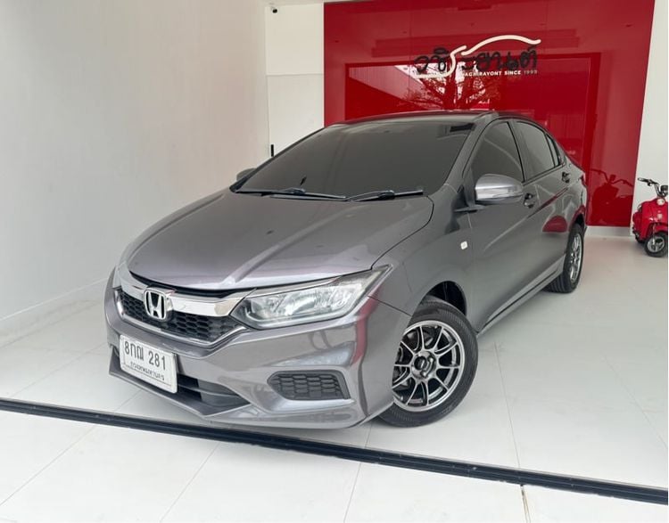Honda City 2019 1.5 S i-VTEC Sedan เบนซิน ไม่ติดแก๊ส เกียร์อัตโนมัติ เทา
