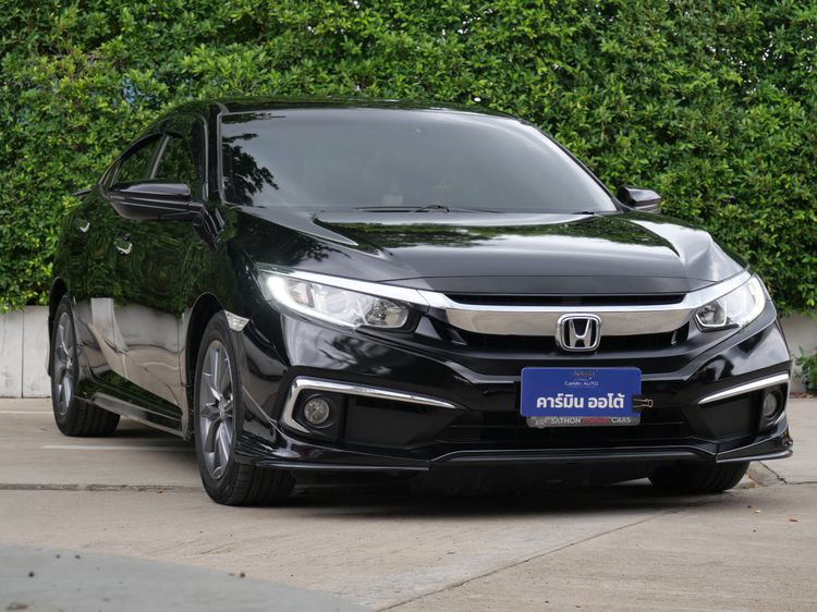 Honda Civic 2019 1.8 EL i-VTEC Sedan เบนซิน ไม่ติดแก๊ส เกียร์อัตโนมัติ ดำ รูปที่ 3
