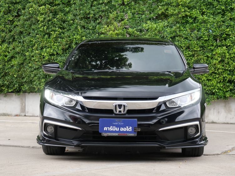 Honda Civic 2019 1.8 EL i-VTEC Sedan เบนซิน ไม่ติดแก๊ส เกียร์อัตโนมัติ ดำ รูปที่ 2