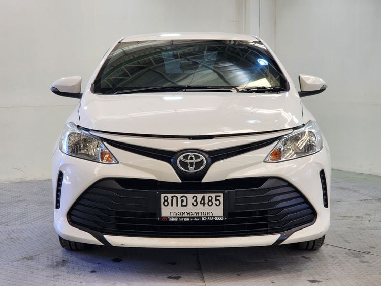 Toyota Vios 2019 1.5 Entry Sedan เบนซิน เกียร์อัตโนมัติ ขาว รูปที่ 2