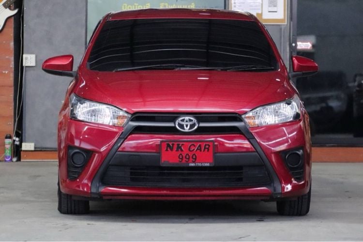 Toyota Yaris 2014 1.2 J Eco Sedan เบนซิน เกียร์อัตโนมัติ แดง รูปที่ 3