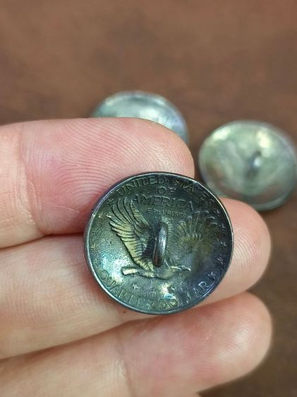 (423) กระดุมเงิน งานเก่า รูปที่ 4