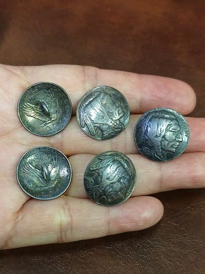 (423) กระดุมเงิน งานเก่า รูปที่ 5