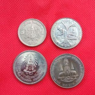 เหรียญไทย ชุด4เหรียญ99บาทไม่ผ่านการใช้ น่าสะสม ส่งฟรี เก็บเงินปลายทางได้