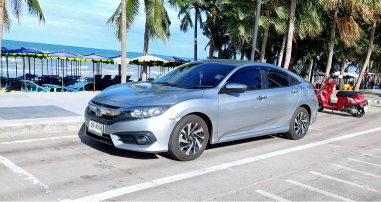 Honda Civic 2018 1.8 EL i-VTEC Sedan เบนซิน ไม่ติดแก๊ส เกียร์อัตโนมัติ เทา