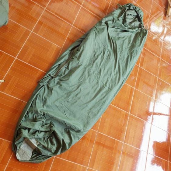 🇺🇲 US MILITARY GREEN PATROL MODULAR SLEEPING BAG ถุงนอนทหารสหรัฐ ปี2003 - USA Military 🇺🇲Made in USA 🇺🇲 งานกองทัพ  U.S.ARMY