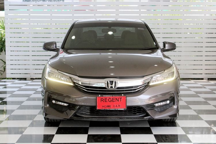 Honda Accord 2019 2.0 E i-VTEC Sedan เบนซิน ไม่ติดแก๊ส เกียร์อัตโนมัติ เทา รูปที่ 2
