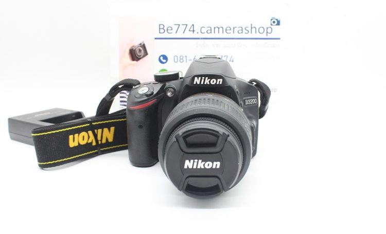 กล้อง DSLR Nikon D3200 kit 18-55mm VR พร้อม filter และกระเป๋า เมนูไทย ใช้งานปกติ หมดประกันแล้ว