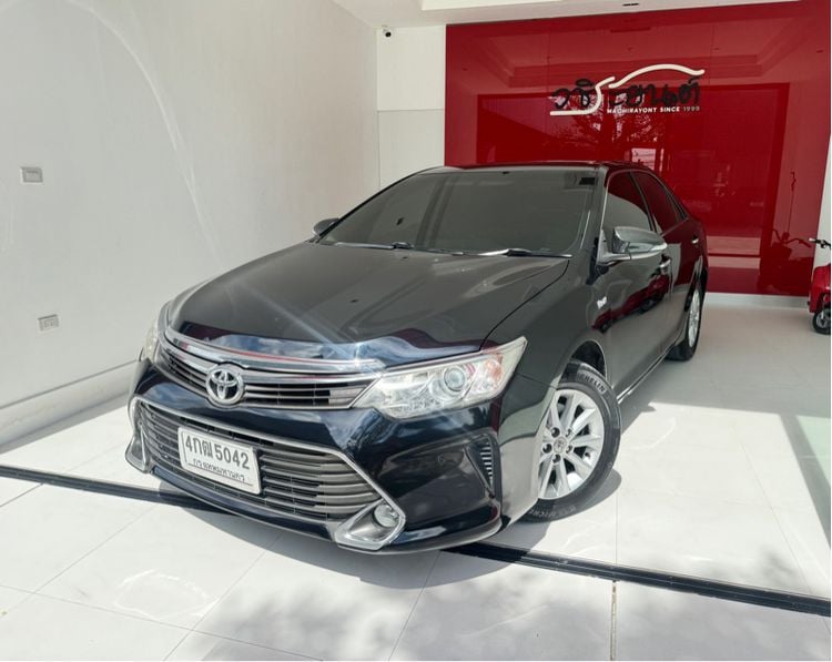 Toyota Camry 2015 2.0 G Sedan เบนซิน ไม่ติดแก๊ส เกียร์อัตโนมัติ ดำ รูปที่ 1