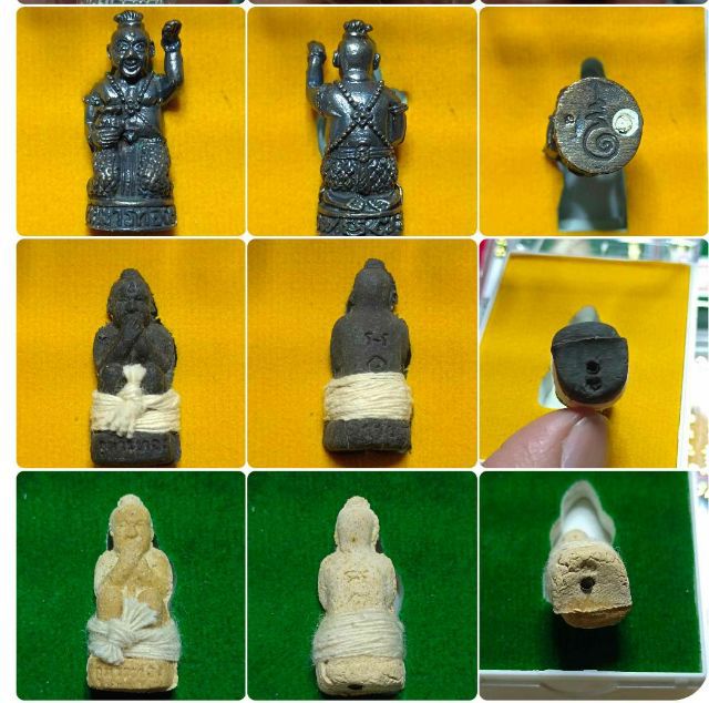 กุมารทองล.ป.หงษ์ วัดเพชรบุรี สุรินทร์ ที่ลงในโพสตนี้ ปี2553รุ่นเพิ่มทรัพย์ เพิ่มสุข   เนื้อโลหะก้นฝังตะกรุดอุดผงพลาย มีเส้นเกษาล.ป.ตอกโค๊ตนะทุกตน  และกุมารดูดรกเนื้อผงพลาย ก้นฝังตะกรุด1ดอก มัดด้วยสายสิญจน์ทุกตน  กล่องเดิมมีคาถากำกับการใช้ทุกตน รูปที่ 2
