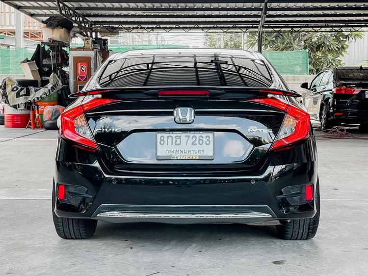 Honda Civic 2019 1.8 E i-VTEC Sedan เบนซิน ไม่ติดแก๊ส เกียร์อัตโนมัติ ดำ รูปที่ 4