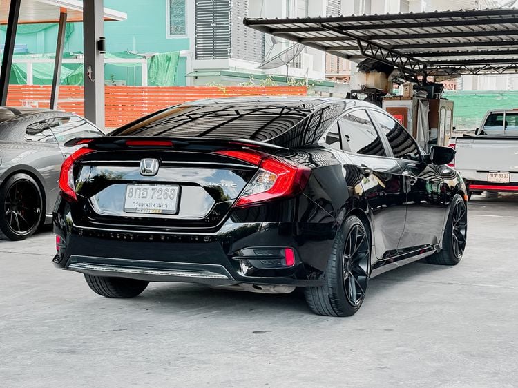 Honda Civic 2019 1.8 E i-VTEC Sedan เบนซิน ไม่ติดแก๊ส เกียร์อัตโนมัติ ดำ รูปที่ 3