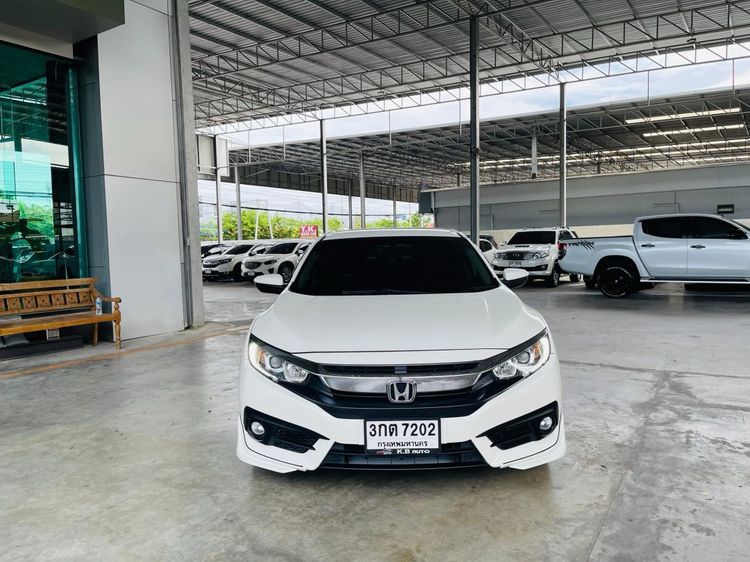 Honda Civic 2019 1.8 EL i-VTEC Sedan เบนซิน ไม่ติดแก๊ส เกียร์อัตโนมัติ ขาว รูปที่ 2
