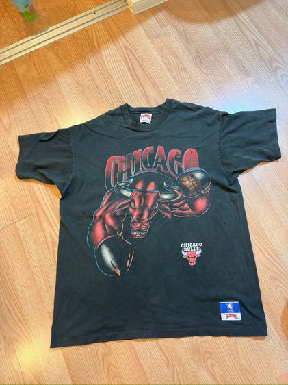 เสื้อยืดบาสลายทะลุ chicago bulls 90s