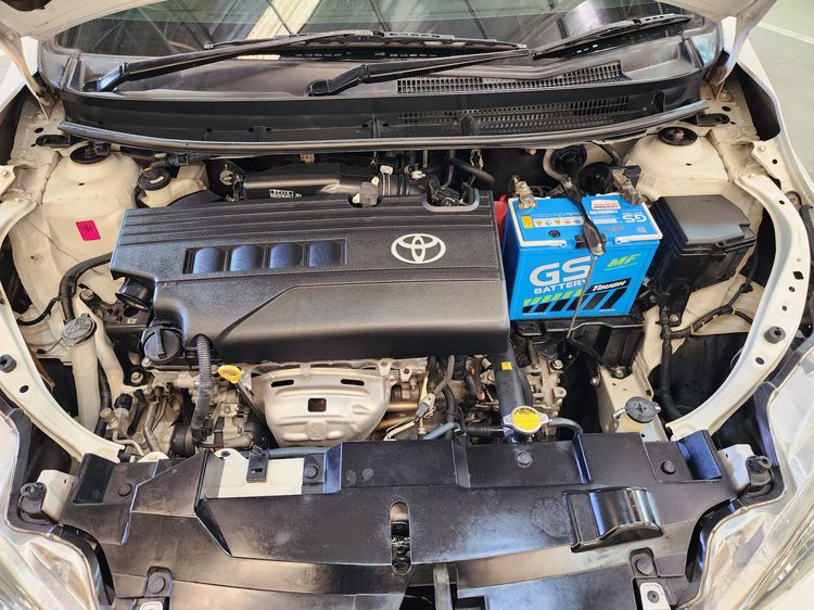 Toyota Yaris 2016 1.2 G Sedan เบนซิน ไม่ติดแก๊ส เกียร์อัตโนมัติ ขาว รูปที่ 3