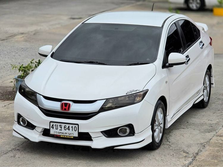 Honda City 2014 1.5 V Plus i-VTEC Sedan เบนซิน ไม่ติดแก๊ส เกียร์อัตโนมัติ ขาว