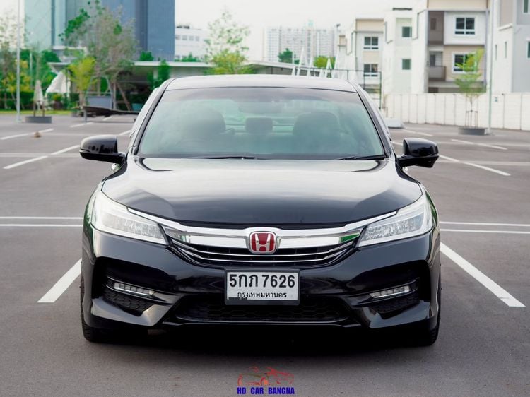 Honda Accord 2016 2.0 EL Sedan เบนซิน ไม่ติดแก๊ส เกียร์อัตโนมัติ ดำ รูปที่ 3