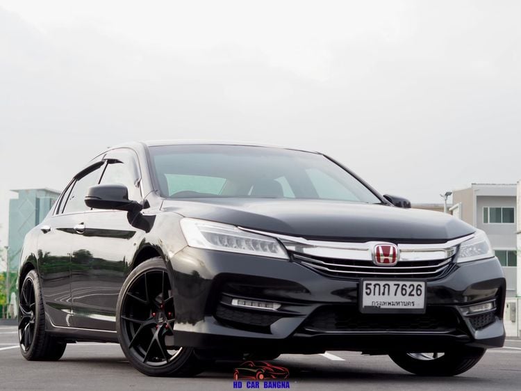 Honda Accord 2016 2.0 EL Sedan เบนซิน ไม่ติดแก๊ส เกียร์อัตโนมัติ ดำ รูปที่ 2