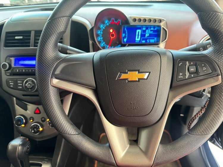 Chevrolet Sonic  2014 1.4 LTZ Sedan เบนซิน ไม่ติดแก๊ส เกียร์อัตโนมัติ ดำ รูปที่ 3
