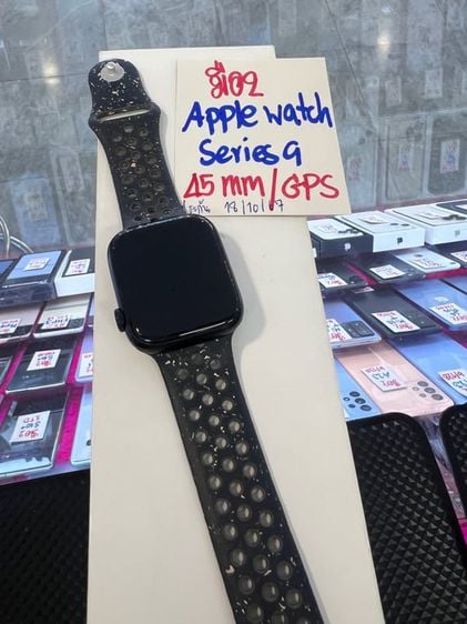 apple watch ซีรี่ 9 45mm GPSประกัน 18 10 67ยกกล่องสภาพสวยมาก