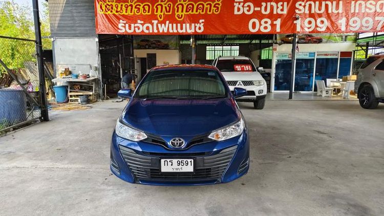 Toyota Yaris ATIV 2017 1.2 E Sedan เบนซิน ไม่ติดแก๊ส เกียร์อัตโนมัติ น้ำเงิน รูปที่ 2