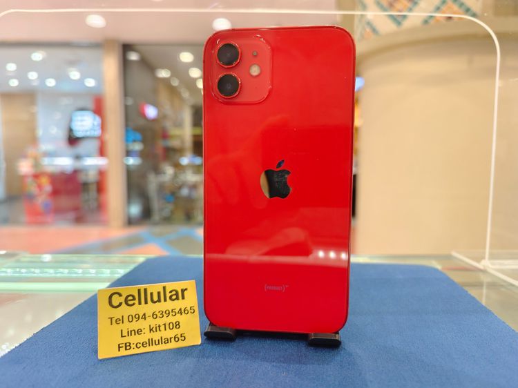 64 GB iPhone 12 64GB Red Batt100 สภาพดี(ขอบเป็นรอย) เครื่องไทย