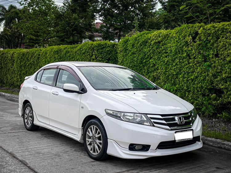 Honda City 2013 1.5 V CNG Sedan เบนซิน เกียร์อัตโนมัติ ขาว