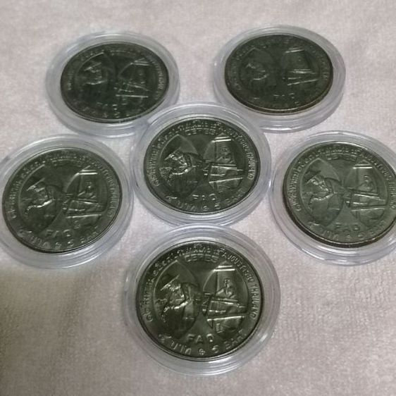 เหรียญไทย เหรียญ5ปี2523​ จำนวน6เหรียญ