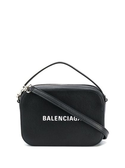 หนังแท้ ดำ Balenciaga Everyday Camera Bag (Updated) XS Black