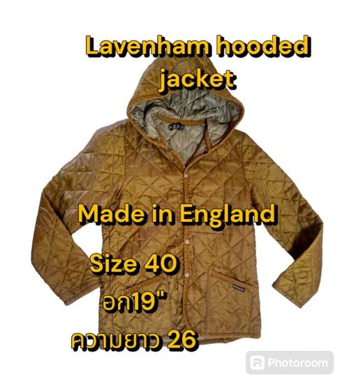 อื่นๆ เสื้อแจ็คเก็ต | เสื้อคลุม EU 40 น้ำตาล แขนยาว ขอขายเสื้อแจ็คเก็ตแบรนด์เนมของยี่ห้อ Lavenham hooded jacket.made in England