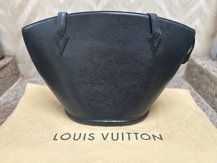 Louis Vuitton หนังแท้ หญิง ดำ Louis epi black