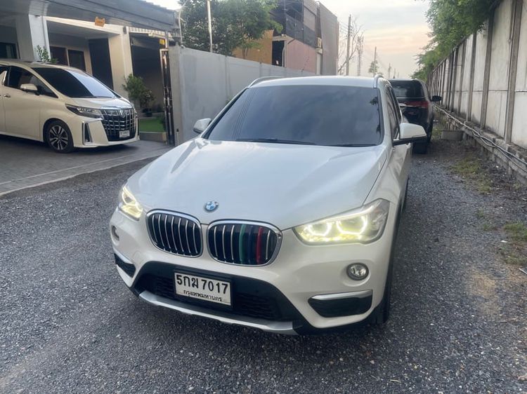 BMW X1 2019 2.0 sDrive18d xLine Sedan ดีเซล ไม่ติดแก๊ส เกียร์อัตโนมัติ ขาว