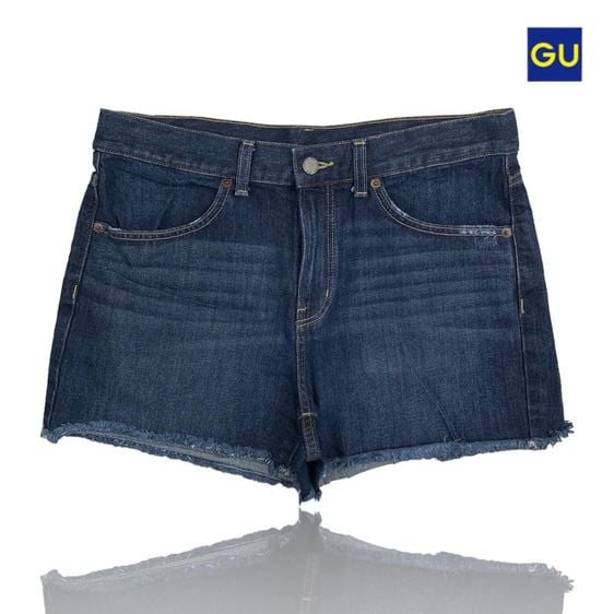 กางเกงยีนส์ แบรนด์ Gu Sz L เอว23” ยาว14”