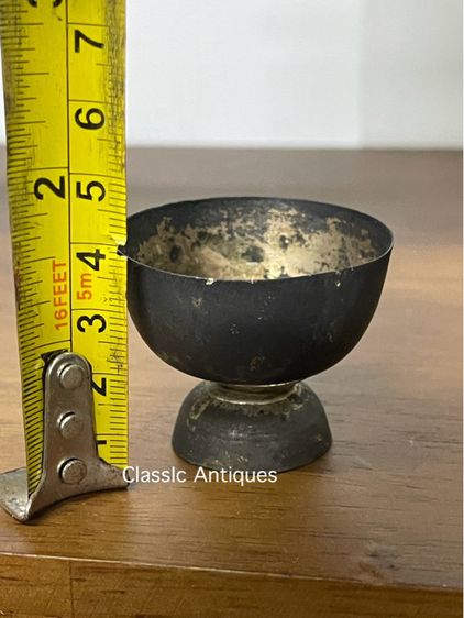 ขัน กะไหล่เงินจิ๋ว เก่าโบราณสะสมA1 รูปที่ 8