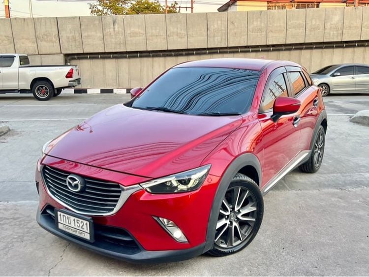 Mazda CX-3 2015 2.0 S Sedan เบนซิน ไม่ติดแก๊ส เกียร์อัตโนมัติ แดง