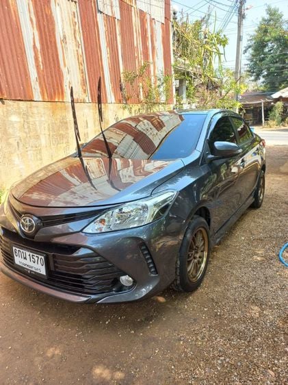Toyota Vios 2017 1.5 E เบนซิน ไม่ติดแก๊ส เกียร์อัตโนมัติ เทา