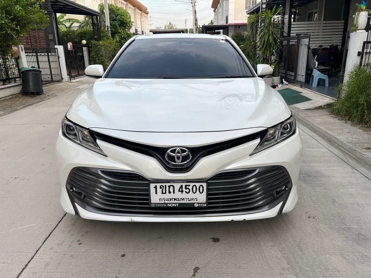 Toyota Camry 2020 2.5 G Sedan เบนซิน ไม่ติดแก๊ส เกียร์อัตโนมัติ ขาว
