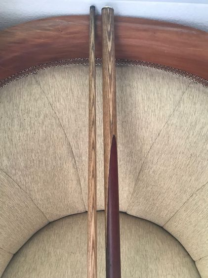 ขายไม้ สนุก 2 ท่อน  ไม้เก่างานสั่งทำ ไม้ลายสวย ศรตรงสวย ยาว 141 cm. รูปที่ 4
