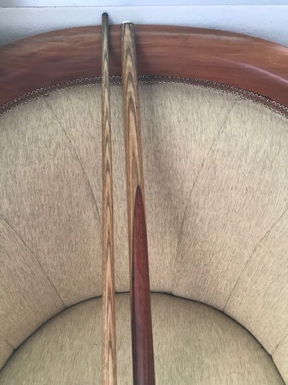 ขายไม้ สนุก 2 ท่อน  ไม้เก่างานสั่งทำ ไม้ลายสวย ศรตรงสวย ยาว 141 cm. รูปที่ 2