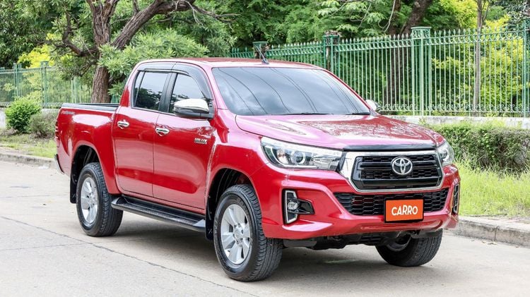 Toyota Hilux Revo 2019 2.4 Prerunner E Plus Pickup ดีเซล ไม่ติดแก๊ส เกียร์อัตโนมัติ แดง