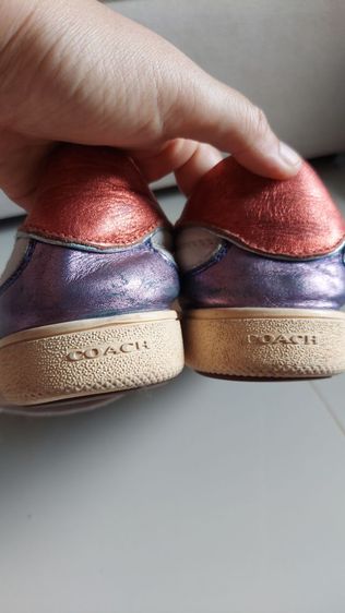 รองเท้าผ้าใบ coach แท้ ไซส์ 36  รูปที่ 11