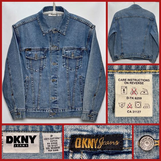 เสื้อแจ๊คเก็ตยีนส์ DKNY ของแท้ แบรนด์เนม USA รูปที่ 1